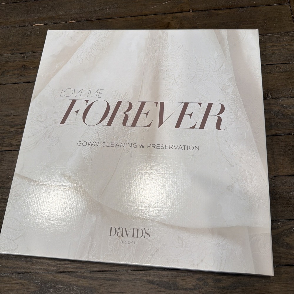 Wedding Gown Kit Cleaning & Preservation Service David's Bridal Love Me Forever